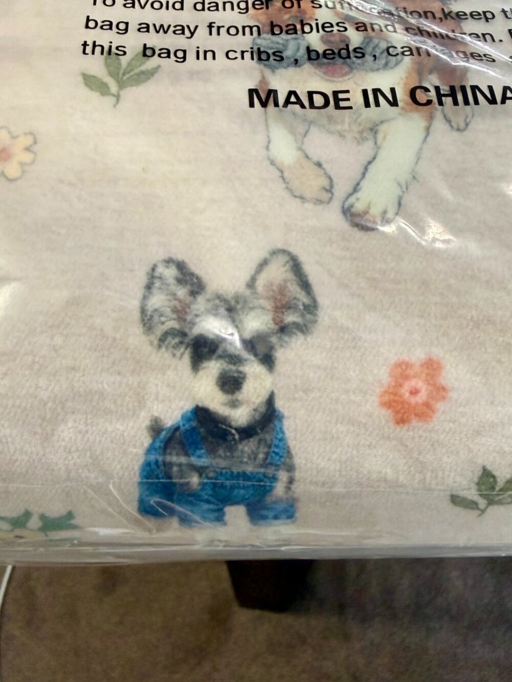 Cute Dog Print Runner Hallway Kitchen Entryway Rug 2' x 10' Rectangular - NEW - Picture 9 of 9